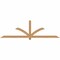 Ekena Millwork Redmond Smooth Timber Gable Bracket, Western Red Cedar, 96"W x 28"H x 1 1/2"D x 3 1/2"F, 7/12 Pitch GBW096X28X0204RED00SWR - alternate 1